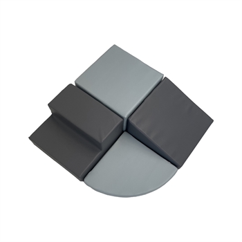 BabyTrold Tumlehjørne i skum, Mørkegrå/lyseblå